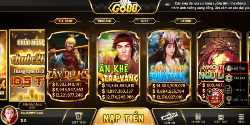 Một số lưu ý quan trọng trong quá trình liên hệ đến cổng game Go88